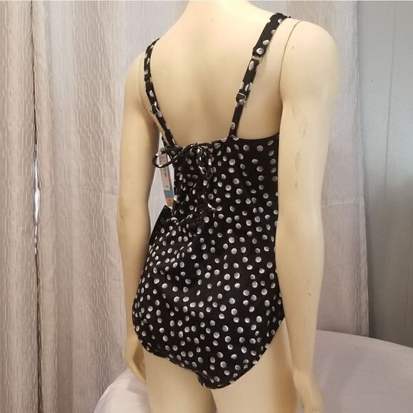 Swim Solutions NWT Galactica Printed Twist Corset size 16 nwt bin#2 - Picture 9 of 16
